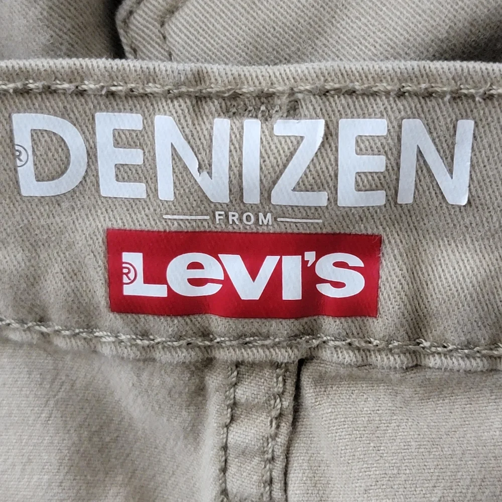 Denizen from Levi's men's athletic fit tan chino pants size 38x32